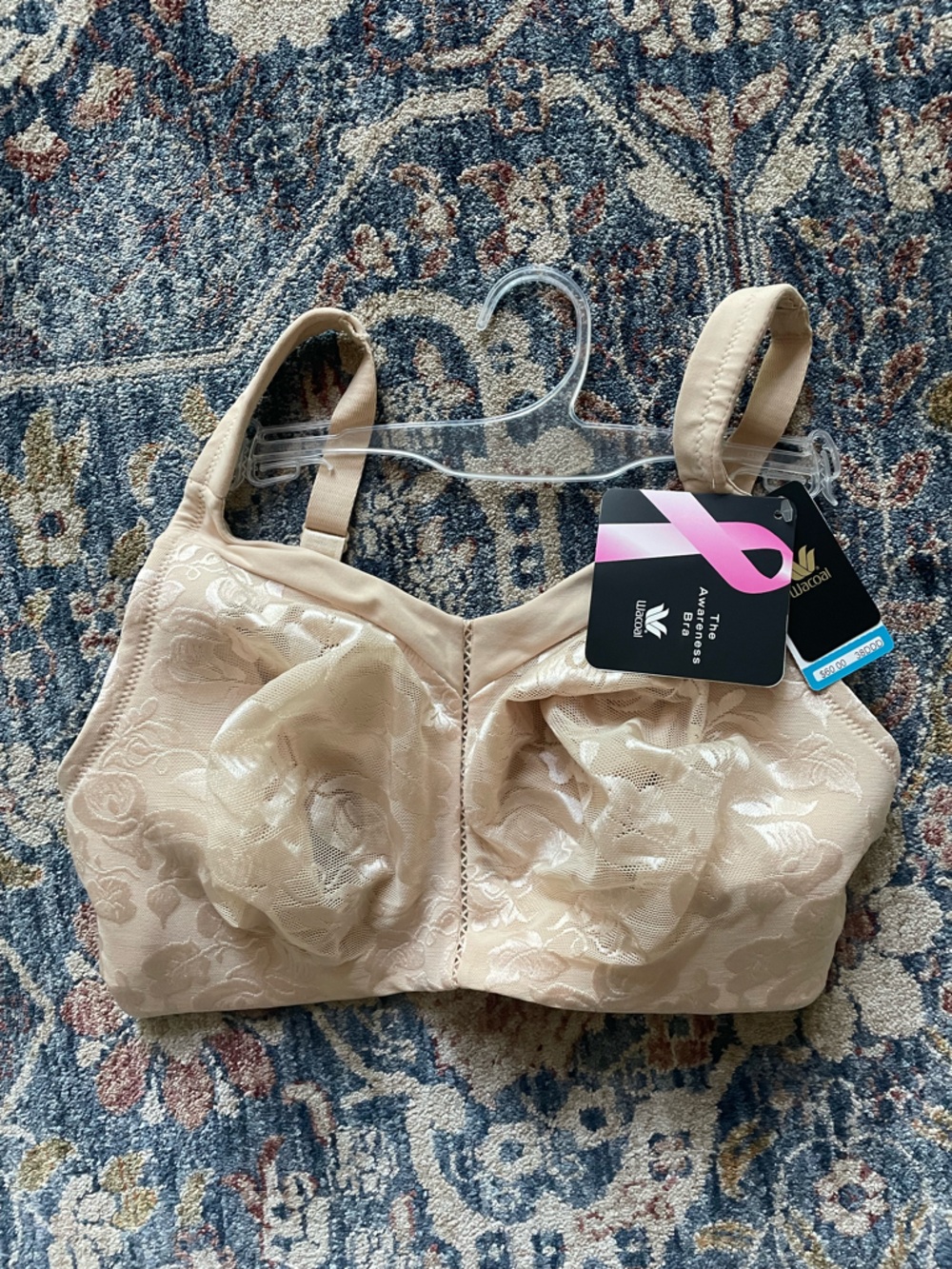 Wacoal Beige Lace Support Bra